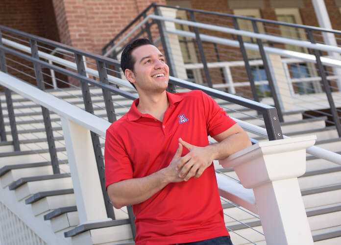 uarizona student smiling