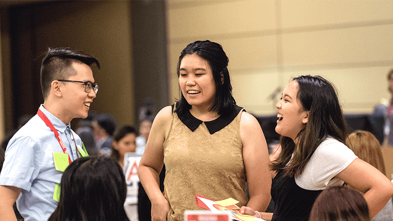 Students celebrating