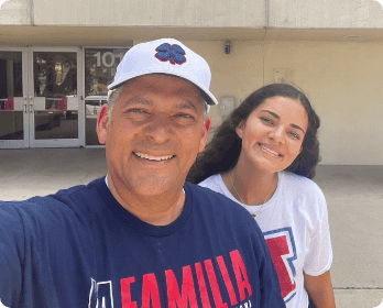 Parent and Student at the University of Arizona