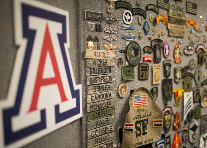 arizona logo with vets pins