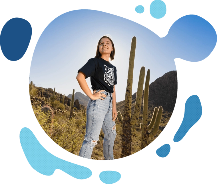 female UA student