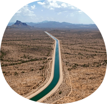 water channel in Arizona