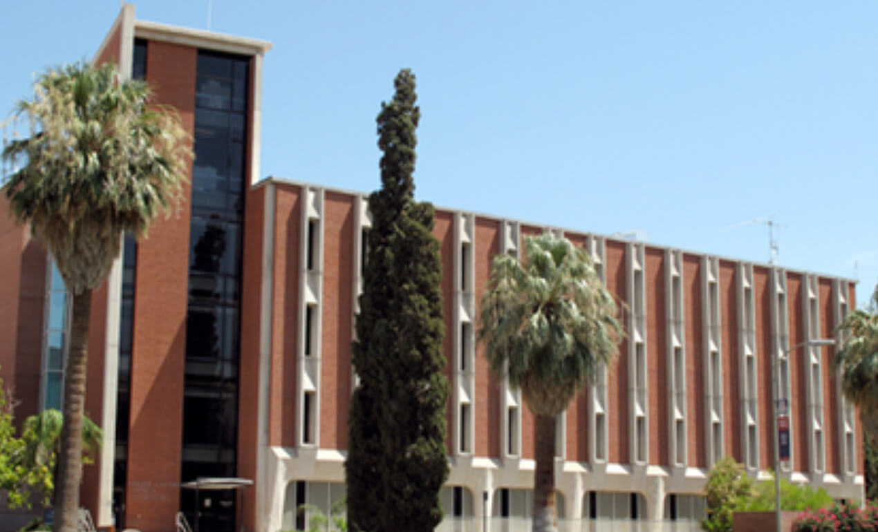 Campus at sunrise