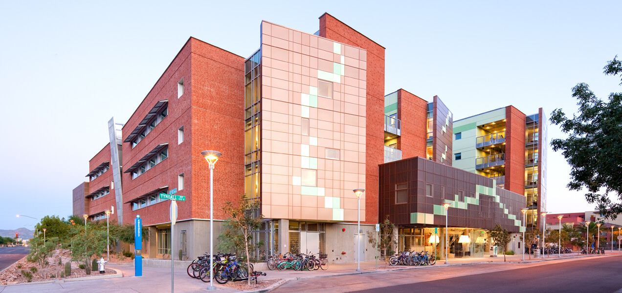 Campus at sunrise