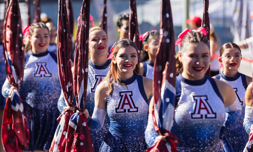 Homecoming parade at the University of Arizona