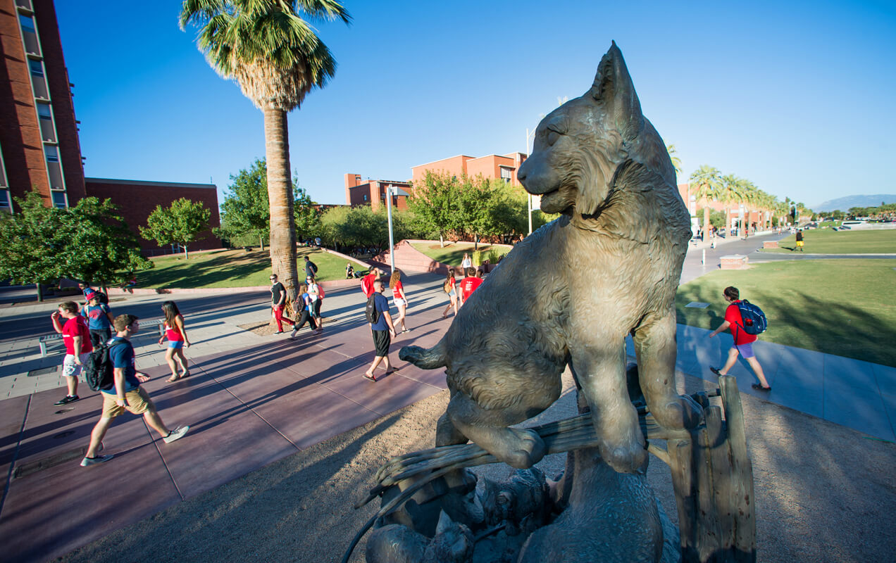 public art and sculptures on campus