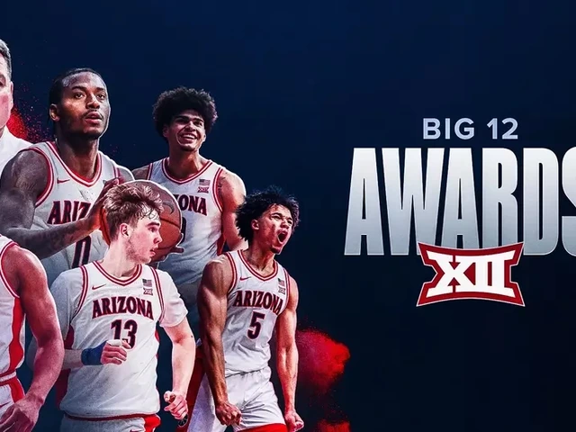 Arizona men's basketball awards 2026 graphic