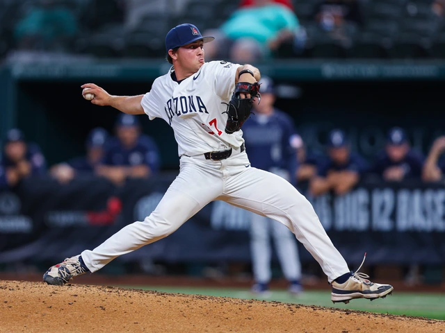 Tony Pluta stepping off the mound during a baseball pitch