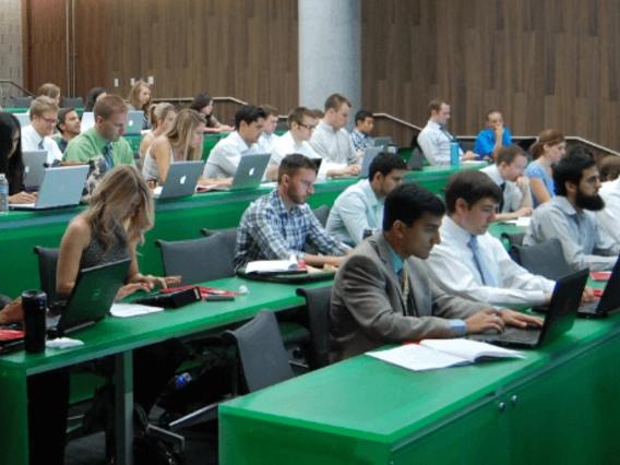 Students in lecture