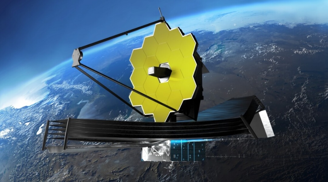 James Webb Telescope in space
