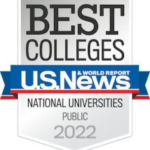 Top 50 Public ranking from US News & World Report